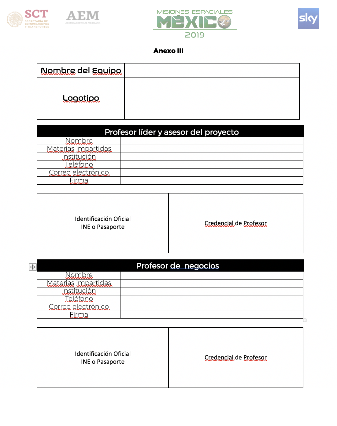 Documento Anexo tres formato de registro para dosmildiezyocho en pdf