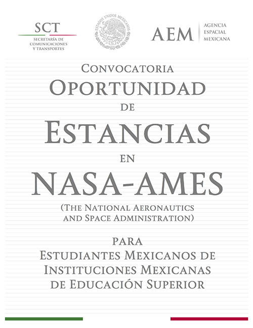 convocatoria estancias NASA-AEM para dosmildiezyseis