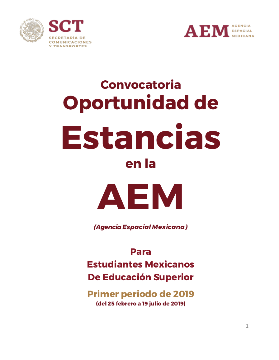 Convocatoria Estancias AEM para el verano dosmildiezyocho en PDF