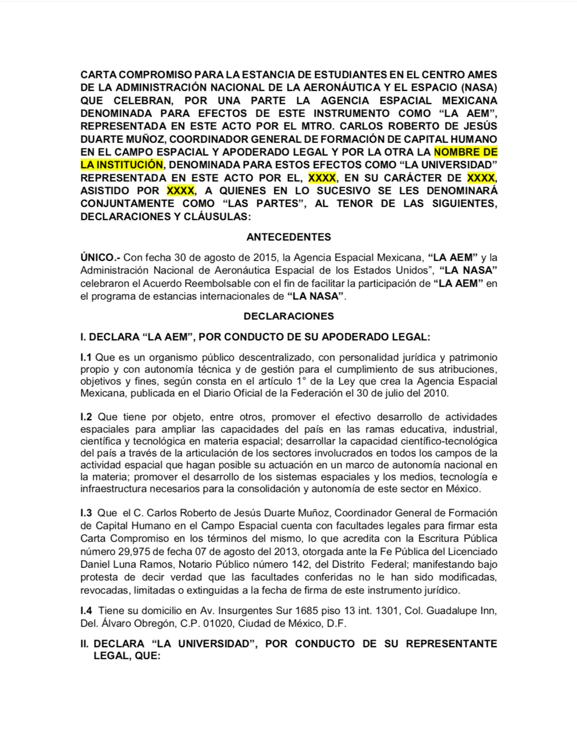 Documento Anexo tres carta de postulación en pdf