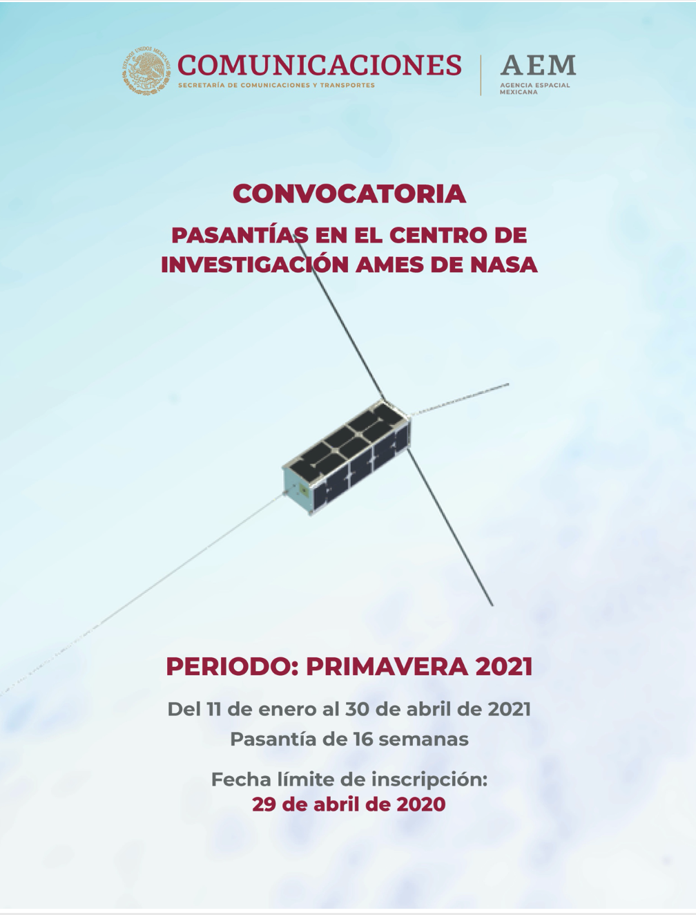 Convocatoria Estancias AEM para el verano dosmildiezyocho en PDF